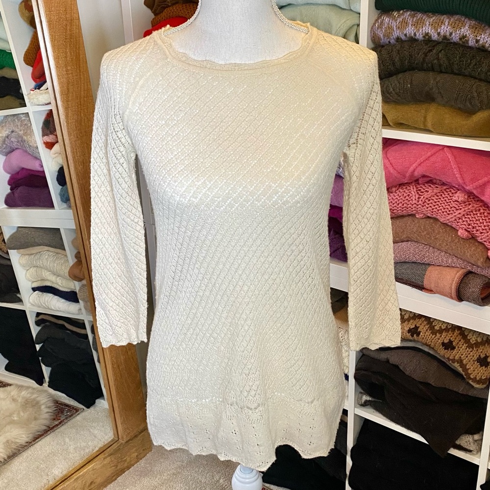 Pretty Moth by Anthropologie sweater top sz S